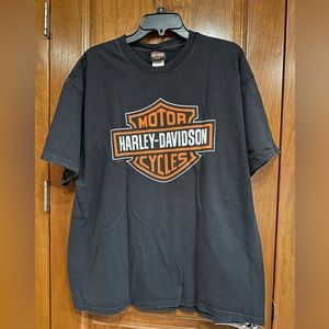 Chester’s Harley Davidson HD, size XL men’s, classic logo, biker